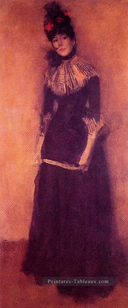 Rose et argent La Jolie mutine James Abbott McNeill Whistler Peintures à l'huile